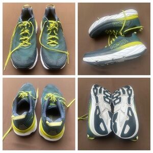 Hoka One One Men's Bondi 6 Maximinalist Running Sneakers (Deep Teal Green Oasis)